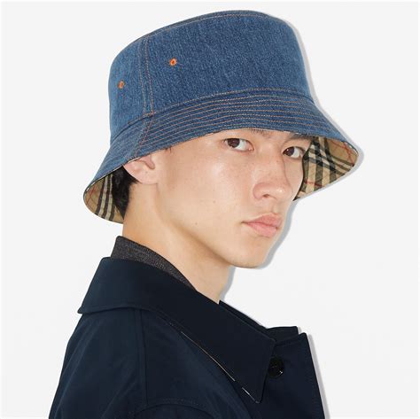 burberry denim bucket hats.